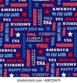 July 4th Background Pattern