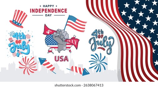 July 4th is independence day of United states of america.