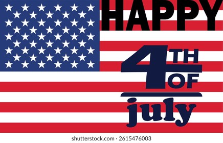 July 4th Independence Day in the USA is a national holiday