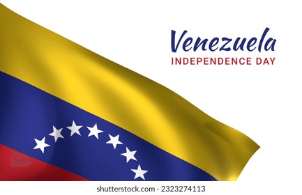 July 5, Independence day. Independence day (dia de la independencia) of Venezuela vector illustration. Suitable for greeting card, poster and banner.