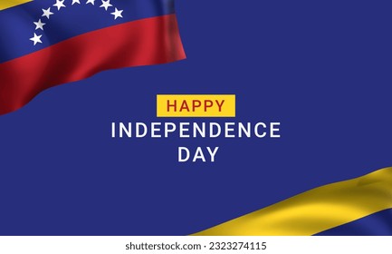 July 5, Independence day. Independence day (dia de la independencia) of Venezuela vector illustration. Suitable for greeting card, poster and banner.