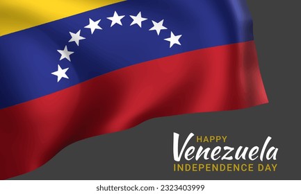 July 5, Independence day. Independence day (dia de la independencia) of Venezuela vector illustration. Suitable for greeting card, poster and banner.