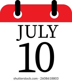 July calendar icon.Calendar Event schedule date. Meeting appointment time. Agenda plan, May month schedule calendar and Time planner.calendar date icon on white background.