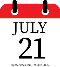 July calendar icon.Calendar Event schedule date. Meeting appointment time. Agenda plan, May month schedule calendar and Time planner.calendar date icon on white background.