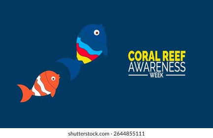 
Julho é ilustração de fundo da Semana de Conscientização sobre os Recifes de Coral. Conceito de férias. Utilize para plano de fundo, banner, cartaz, cartão e modelo de design de pôster com design de ilusão profissional 