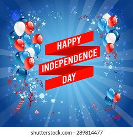July fourth background. Holiday Independence day design for advertising, leaflet, cards, invitation and so on.