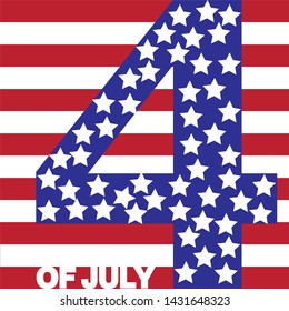 July Fourth, Independence Day, symbolism, fifty states, vector