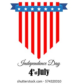 July fourth, United Stated independence day greeting