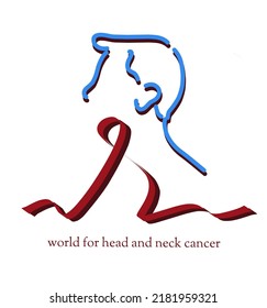 July Head And Neck Cancer Day. Head And Neck Cancer Awareness Month