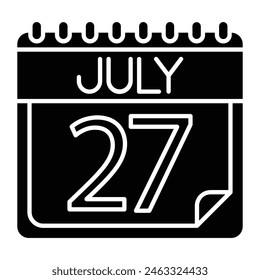July Icon Design For Personal And Commercial Use