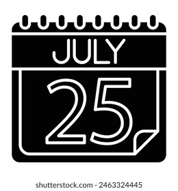 July Icon Design For Personal And Commercial Use