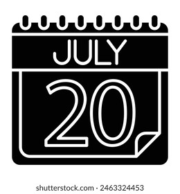 July Icon Design For Personal And Commercial Use