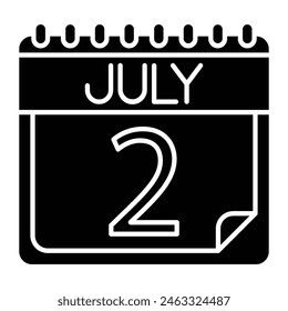 July Icon Design For Personal And Commercial Use