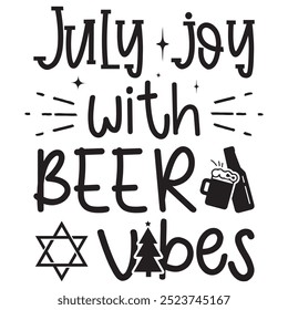 July joy with beer vibes