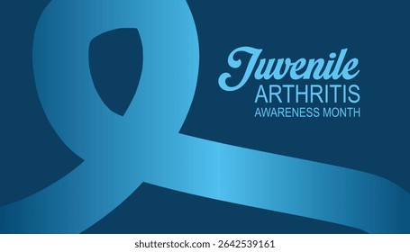 July is Juvenile Arthritis Awareness Month. Vector template Design for banner, greeting card, poster, prints, social media post ,flyer , T shirt with background.
