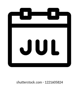 July month calendar