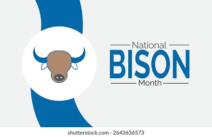 July is National Bison Month.  Celebrate Native American Symbol, Prairie Animal, Wildlife Protection
