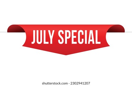 July Special banner design Vector illustration.