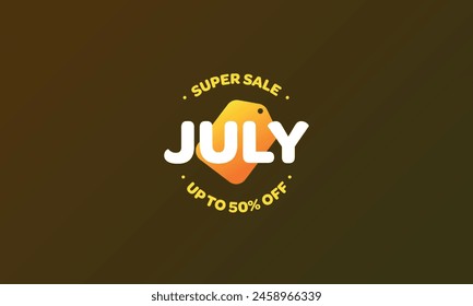 July super mega sale banner