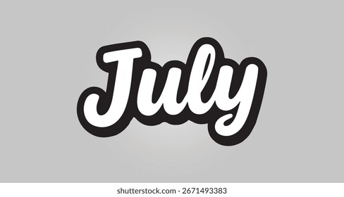 july text graphic element Illustration template design
