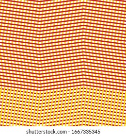 Jumble lines geometric pattern. Random interlace, cluttered grid, mesh. Wavy, zig-zag, criss-cross, curvy lines. Abstract geometrical texture / background in square format. 