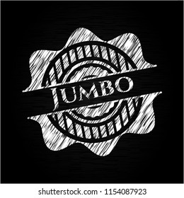 Jumbo with chalkboard texture