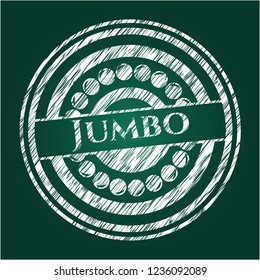 Jumbo with chalkboard texture