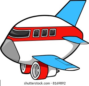 Ilustración de vectores Jumbo Jet