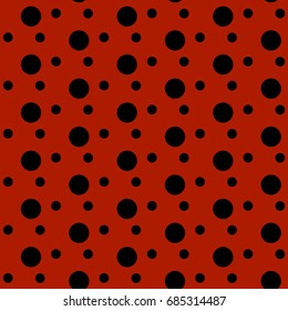 Jumbo and Small Polka Dots vector pattern