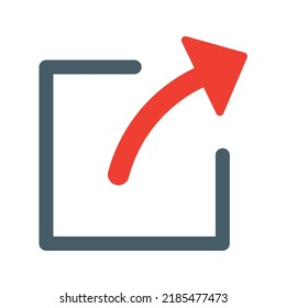 Jump Arrow icon vector image. Can also be used for Media Buttons. Suitable for mobile apps, web apps and print media.