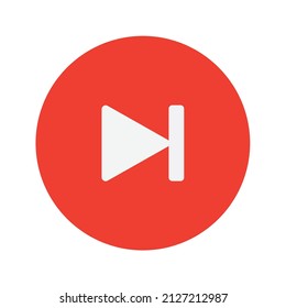 Jump to End icon vector image. Can also be used for Media Buttons. Suitable for mobile apps, web apps and print media.