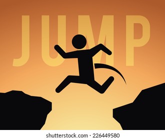 jump graphic design , vector illustration