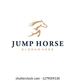 Jump Horse Logo Design