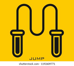 Jump icon signs