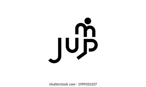 
Jump Lettering .logotype. Jump Vector Logo