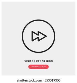 Jump music vector icon