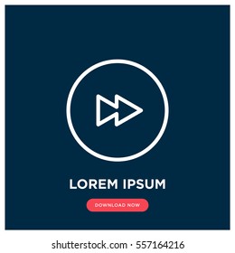 Jump music vector icon