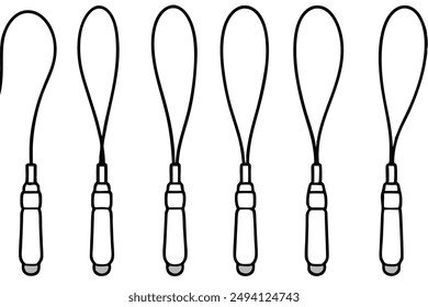 Jump Rope Creative Line Art Illustration Design Ideas Inspiration