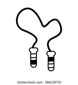 jump rope drawing icon