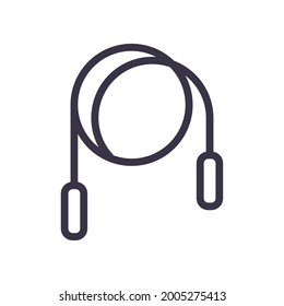 jump rope for exercise , line style