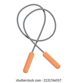 Jump rope icon cartoon vector. Gym fitness. Sport training