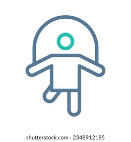 Jump rope icon duocolor green light grey colour sport illustration vector element and symbol perfect.