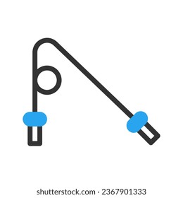Jump rope icon duotone blue black sport illustration vector element and symbol perfect.