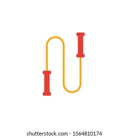 Jump Rope icon. Simple flat element from fitness collection. Creative jump rope icon for templates, software and apps.