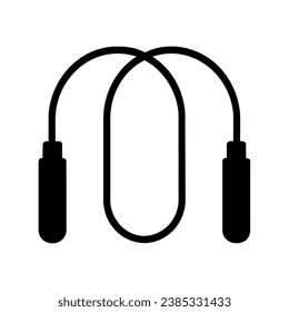 Sprungseilsymbol, Vektorgrafik einzeln