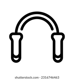 Jump Rope Icon Vector Symbol Design Illustration