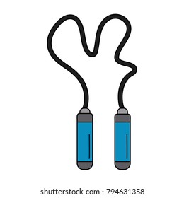 Jump rope isolated