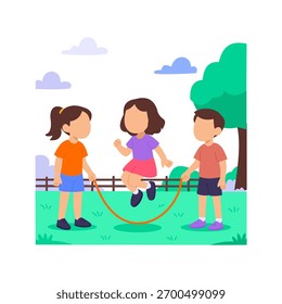 Jump Rope, jogando juntos para construir a coordenação