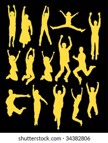 jump silhouette
