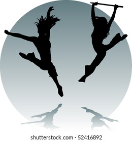 Jump teenagers